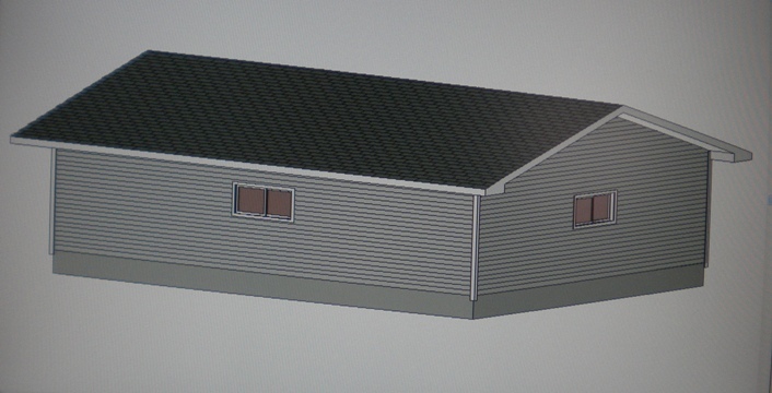 PERMIT READY 24′ X 30′ GARAGE PLAN DRAWN TO SCALE BLUEPRINTS AND MATERIALS LIST