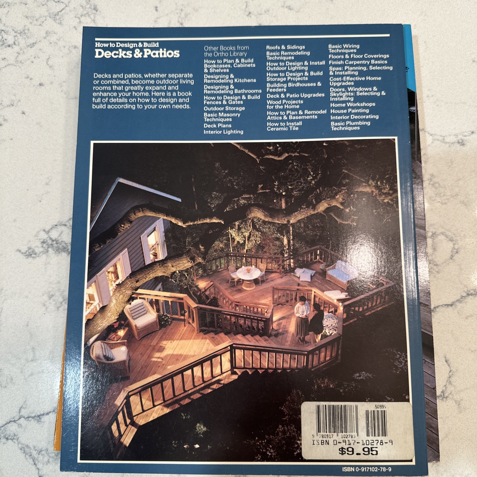Lot of 5 Vintage DIY Deck Patio Plan Design Build Books 70s -90s Sunset