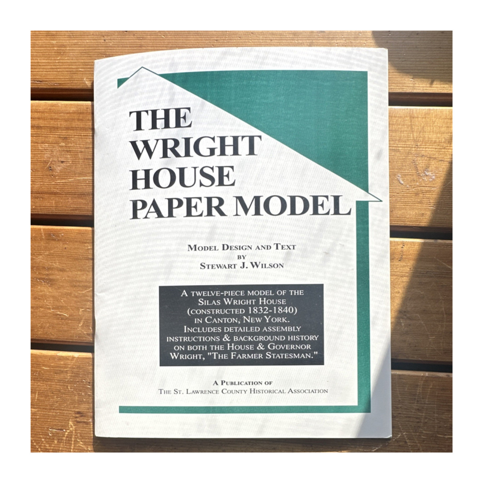 Stewart J. Wilson Historical Wright House Paper Model Booklet