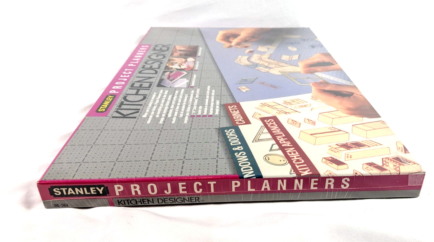 Stanley Project Planners Kitchen Designer Vintage 1988 SEALED