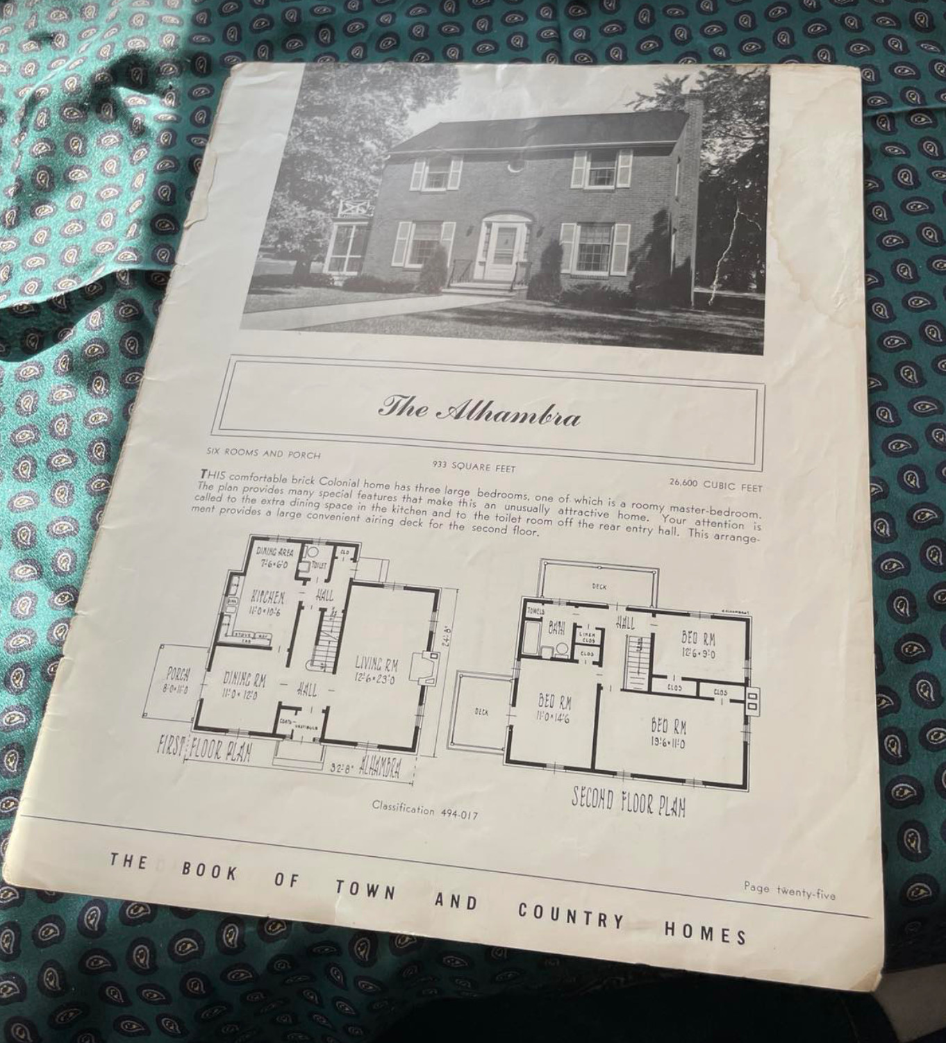 Floor Plans Town Country Homes 1950s Andover 980-670 Alhambra 494-017