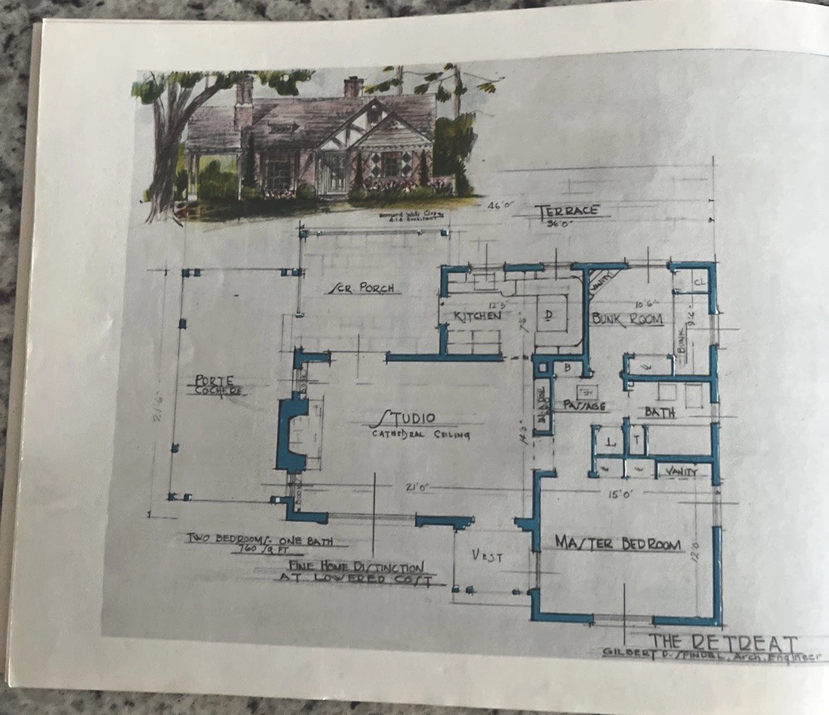 Vintage 1945 Future Homes Co Home Plan Catalog MCM Ranchers 50 Colorful Drawings