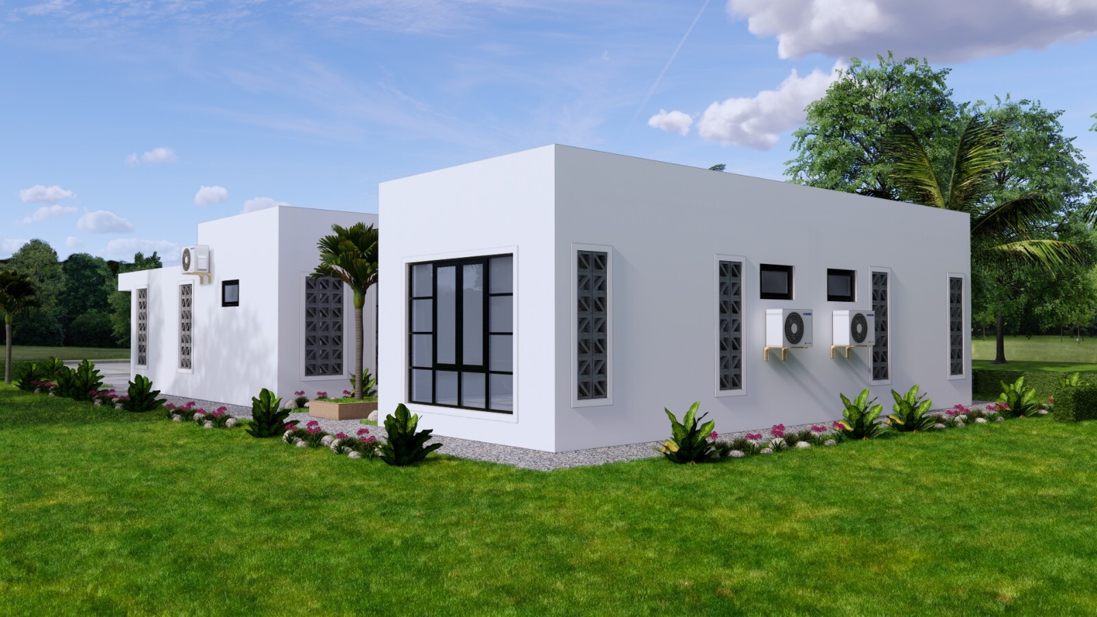 40×59 Feet House Plans 12×8 Meter 3 Beds 3 Baths Terrace Roof PDF (A4 Hard Copy)