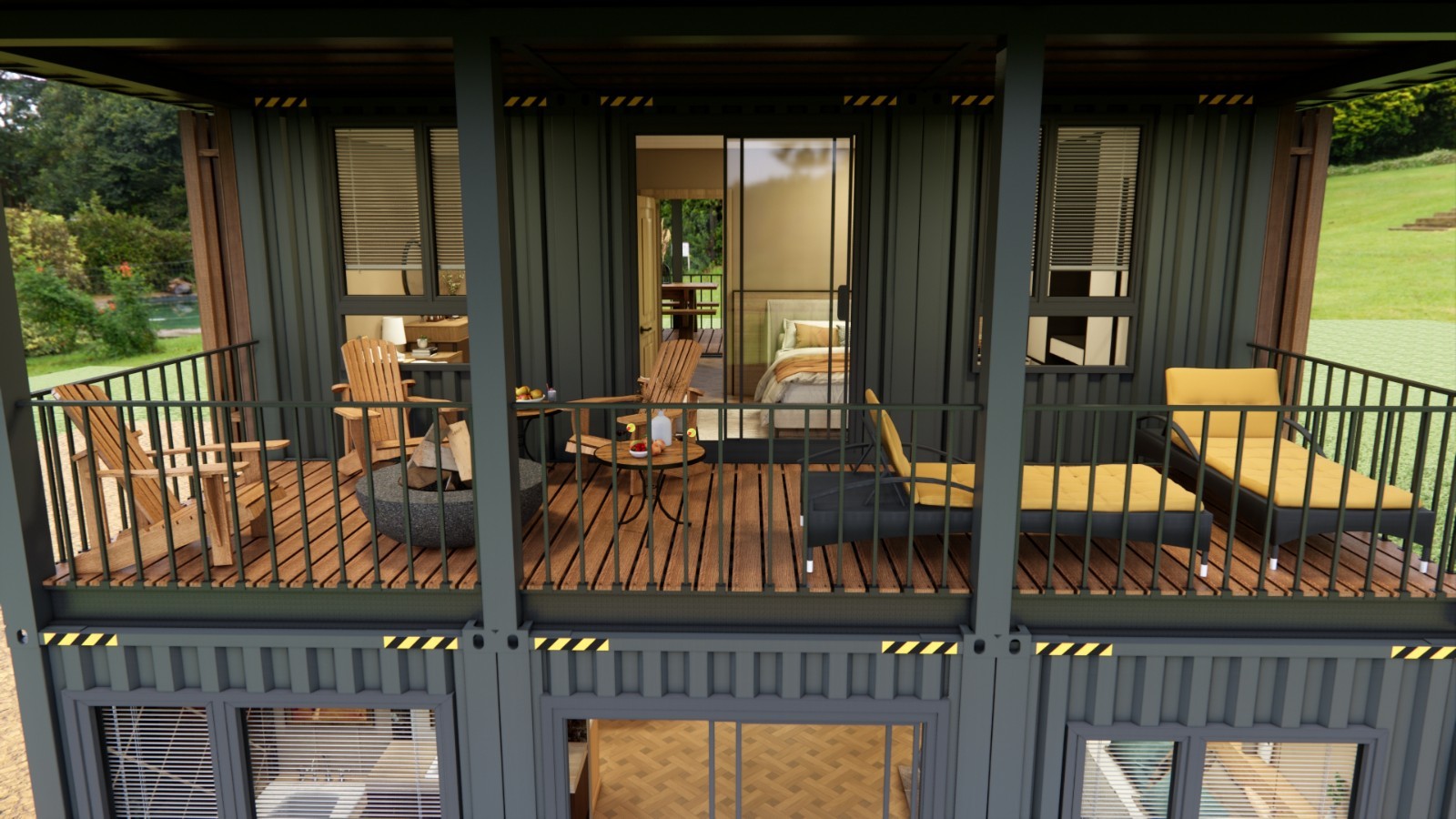 Container house plans – 3 bedrooms – 2 bathrooms – Digital PDF File