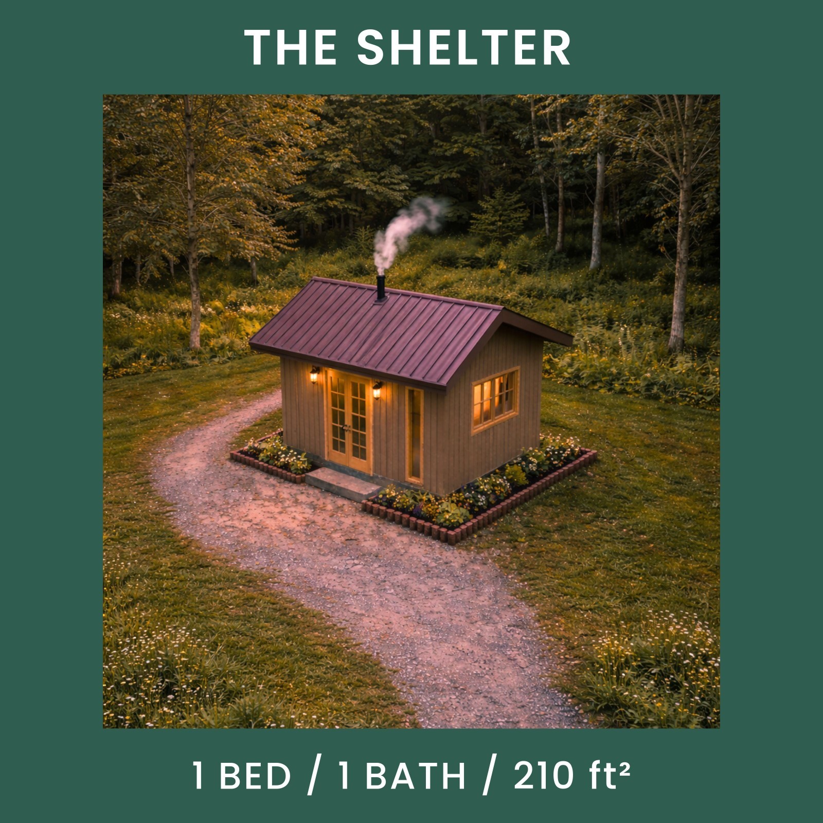 The Shelter Tiny House Blueprint Set (CAD File + Materials List)