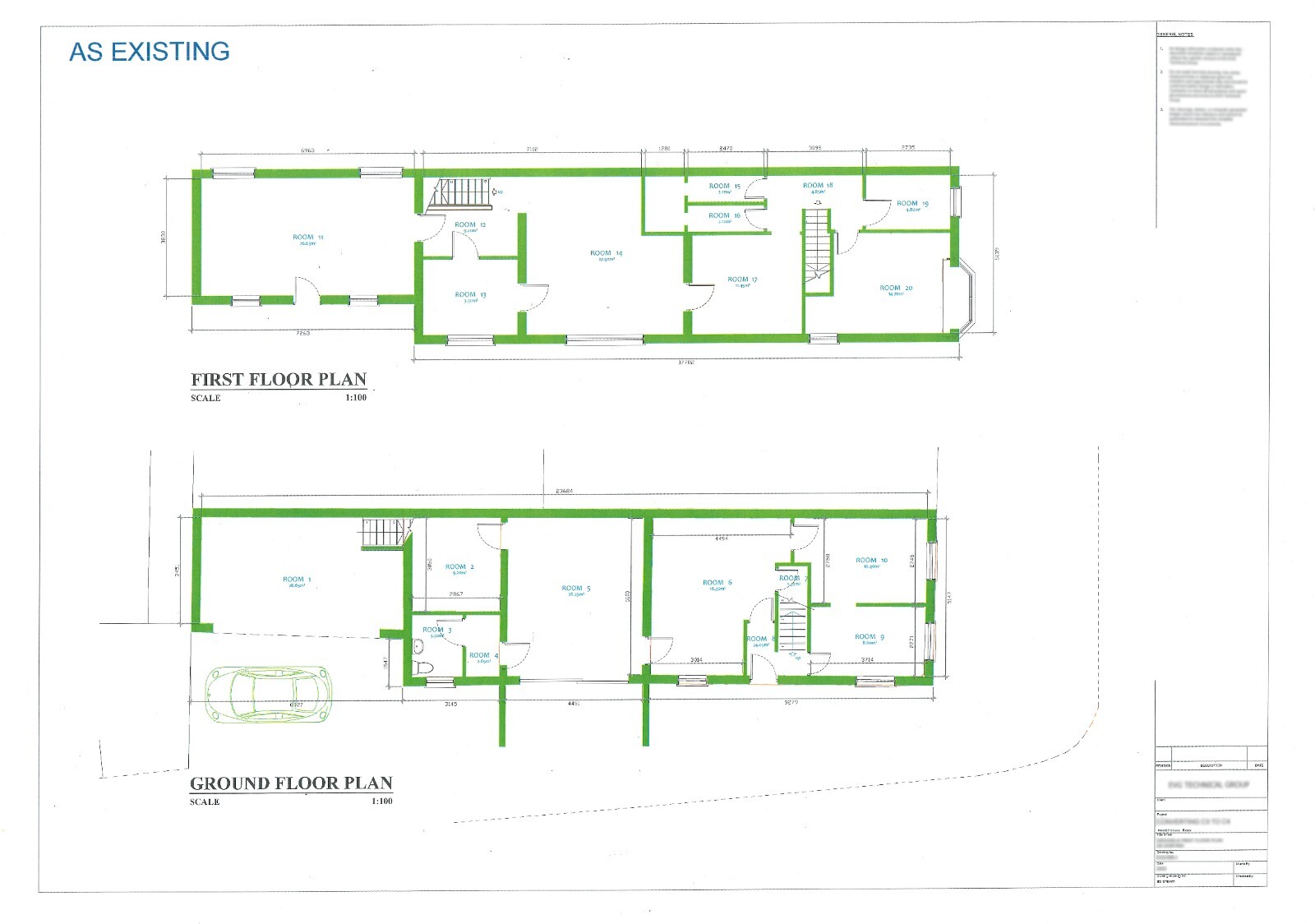 CAD Drafting Services for Architectural Blueprint Drawing Plans, A3 Print & PDF