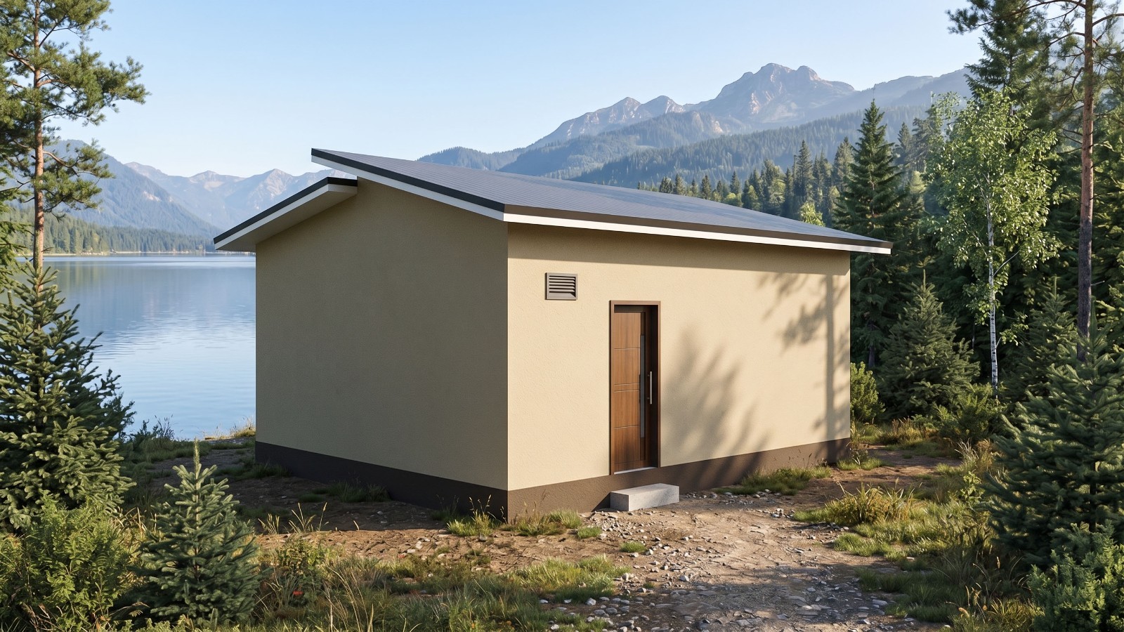 20×26 Ft Tiny House Design (6x7m) 2 Bed 1 Bath | 8.5×11 Printed & Shipped Plan