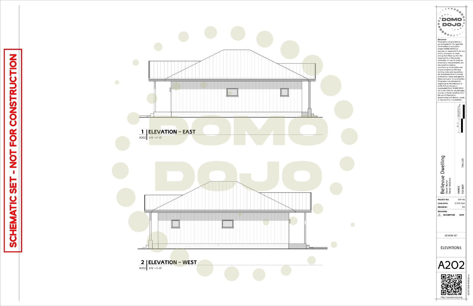 Bellevue Dwelling Duplex Plans – PDF Downloadable Blueprint
