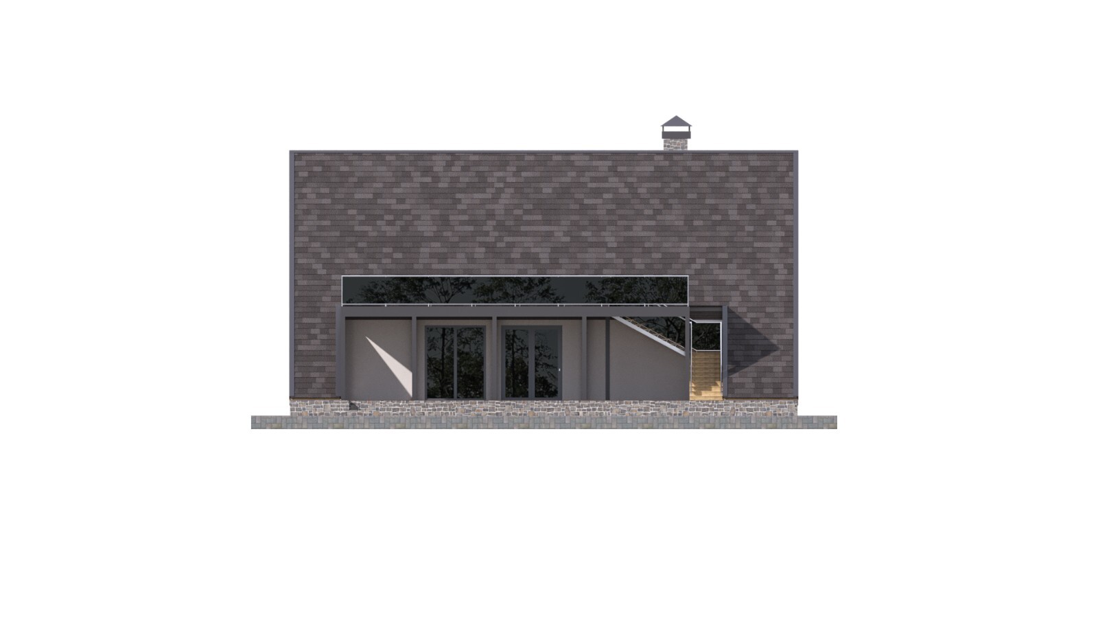 100’x54’ 4-Beds 4-Baths Charming A-Frame Architectural Build Plans PDF Download