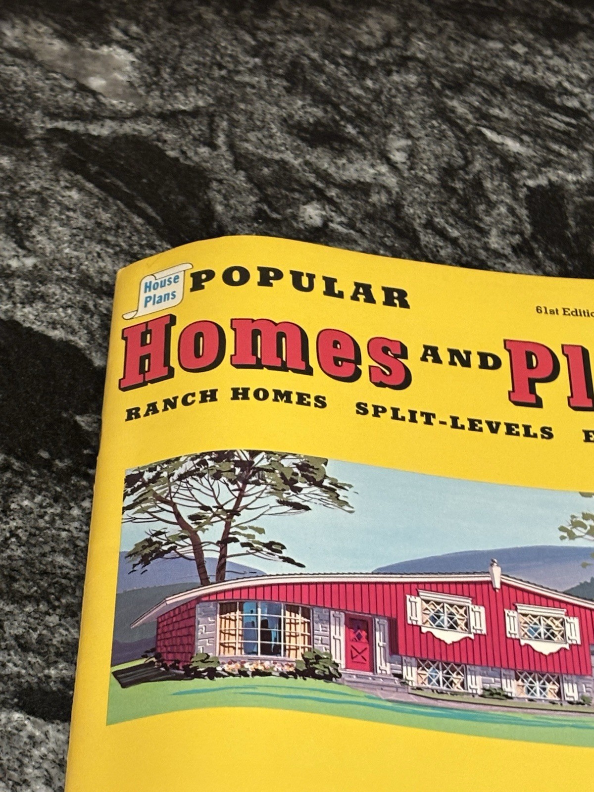 Vtg 1976 Illustrated Popular Homes & Plans 61st Edition Blueprints Magazine MCM