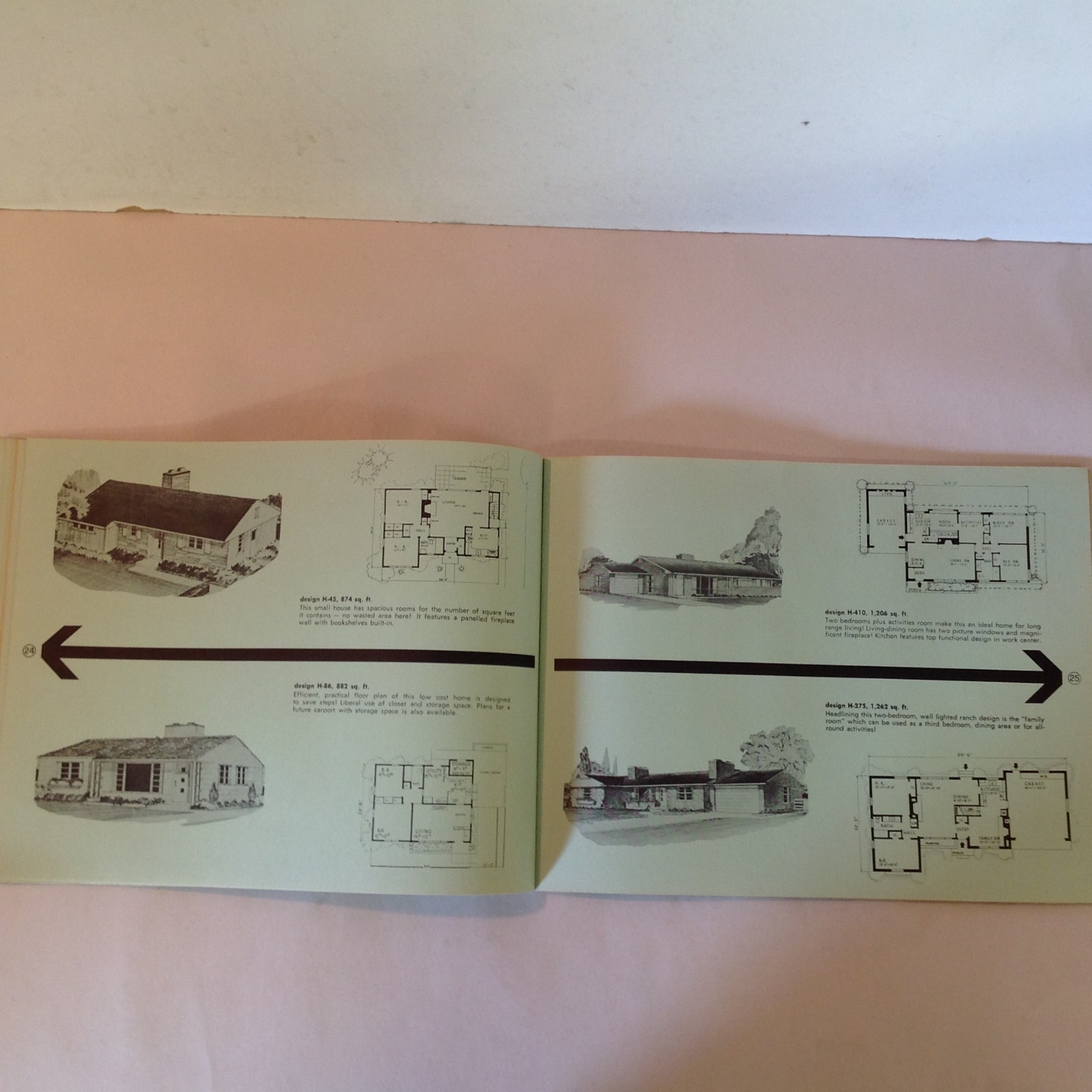 Vintage 1950’s-60’s The Detroit News Parade of Homes 92 Home Designs Booklet MI