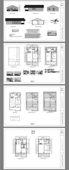 26×34 House — 1 Bedroom 1 Bath — 884 sq ft — PDF Floor Plan 1C