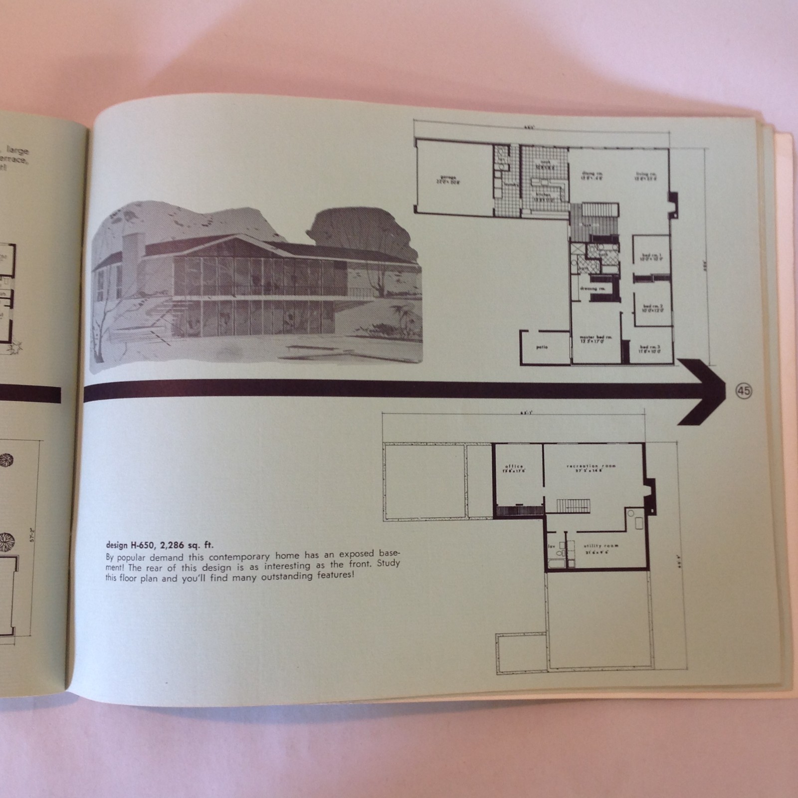 Vintage 1950’s-60’s The Detroit News Parade of Homes 92 Home Designs Booklet MI
