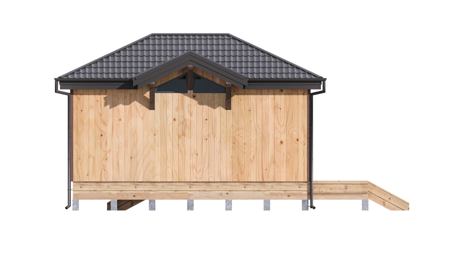 25×18 Backyard Office / Bar / Tiny House Architectural Build Plans PDF Download