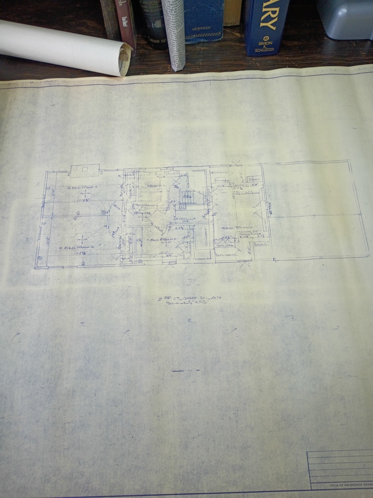 1964 Blueprints Mid Century Modern House Professional Architect of Renown!