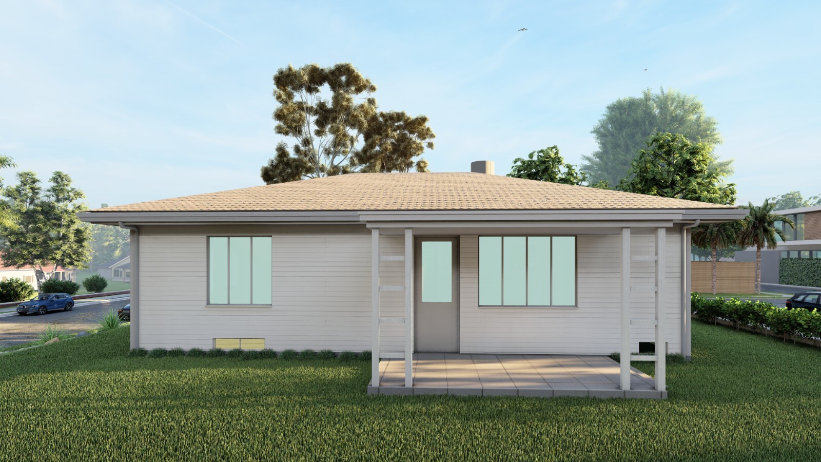 Construction Plans for 36×25 Wood Home – 900 SqFt, 2 Bedrooms
