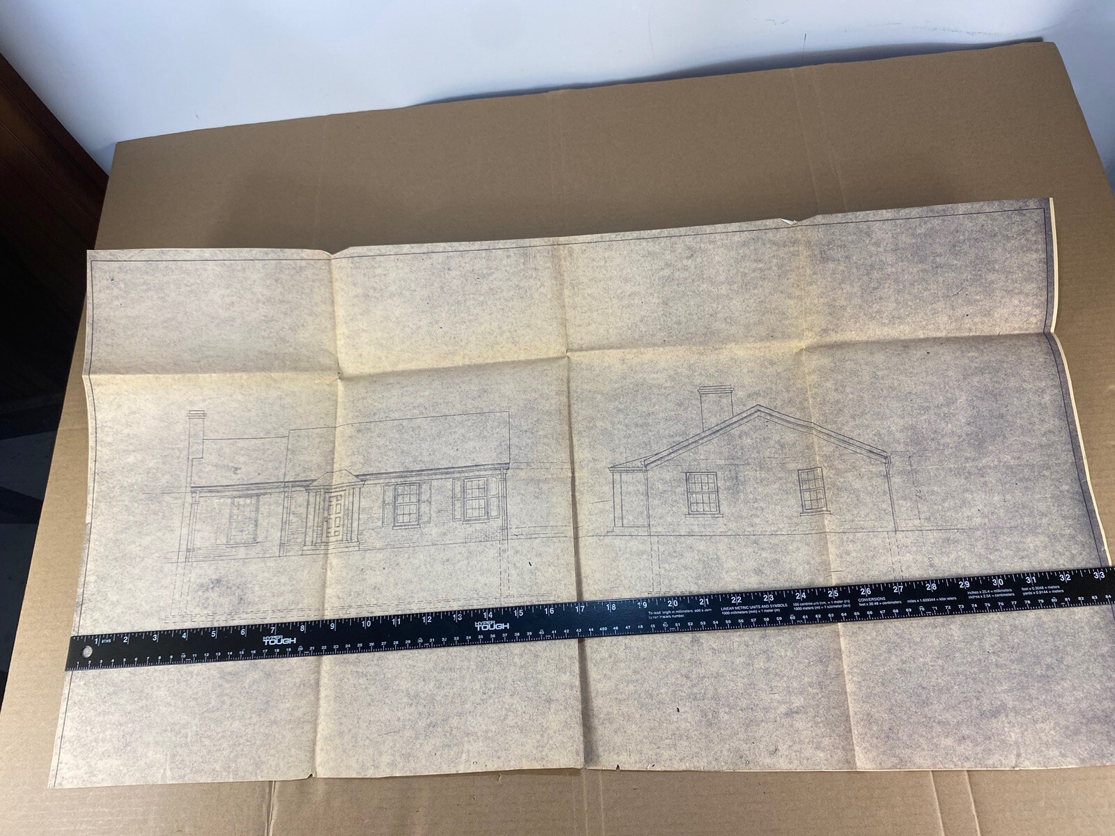 vintage 50s mid century modern house blueprints/ house plans/ mcm/ california