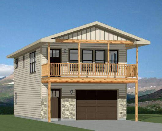 20×40 House — 2 Bedroom 1.5 Bath — 859 sq ft — PDF Floor Plan — Model 7R