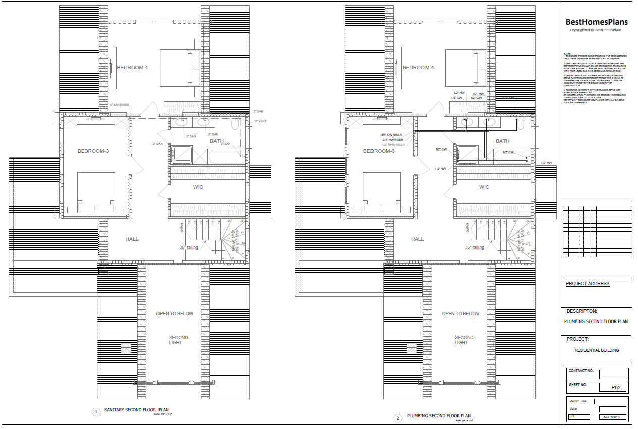 41’x66’ 4 Bedroom, 3 Baths Modern A-Frame Cabin Architecture Plans PDF Download.