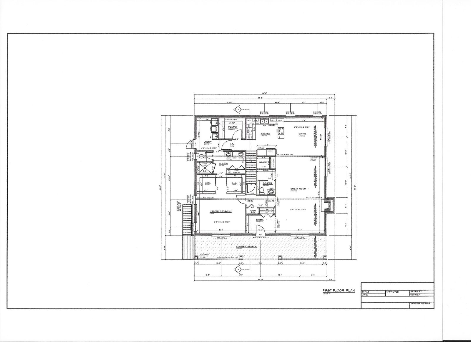 Full Set of two story 3 bedroom house plans 2,534 sq ft