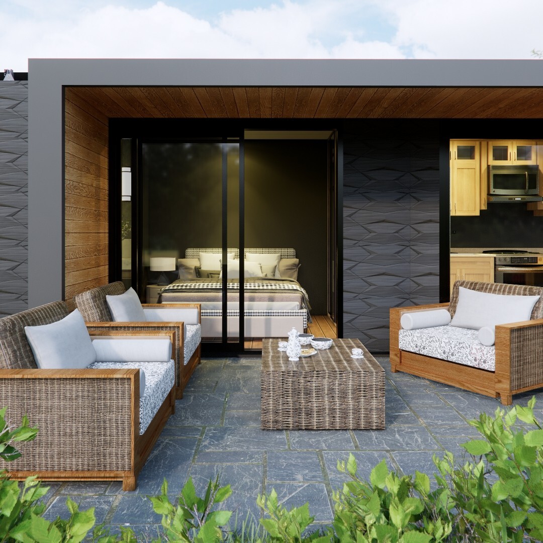 Container house plans – 1 bedroom – 1 bathroom – Digital PDF File