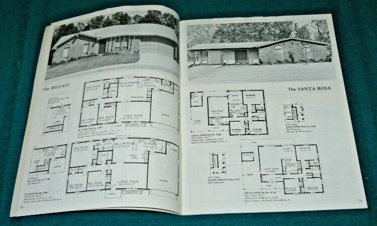Vintage : HOUSE PLANS “Homes of Today” B-97 @ Southern UNITED STATES