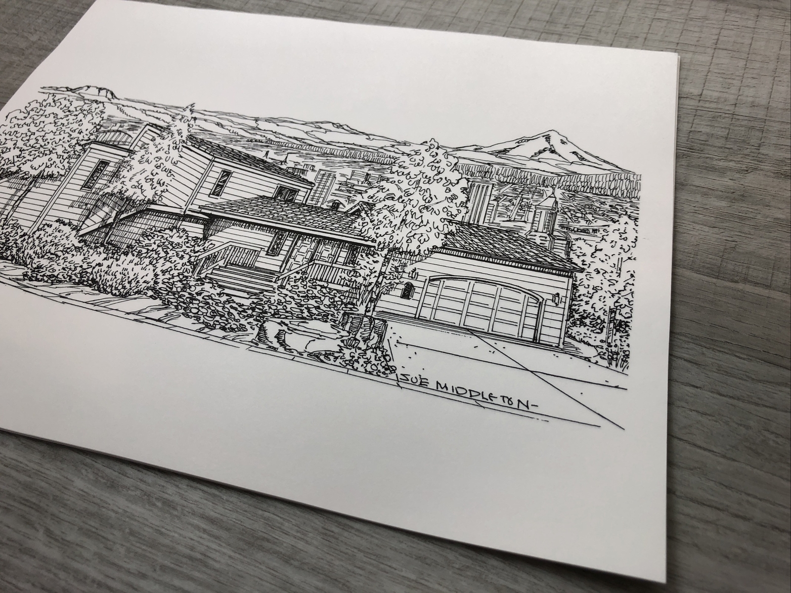 Architectural Drawings Portland Or House Design Photocopy 80s Sue Middleton