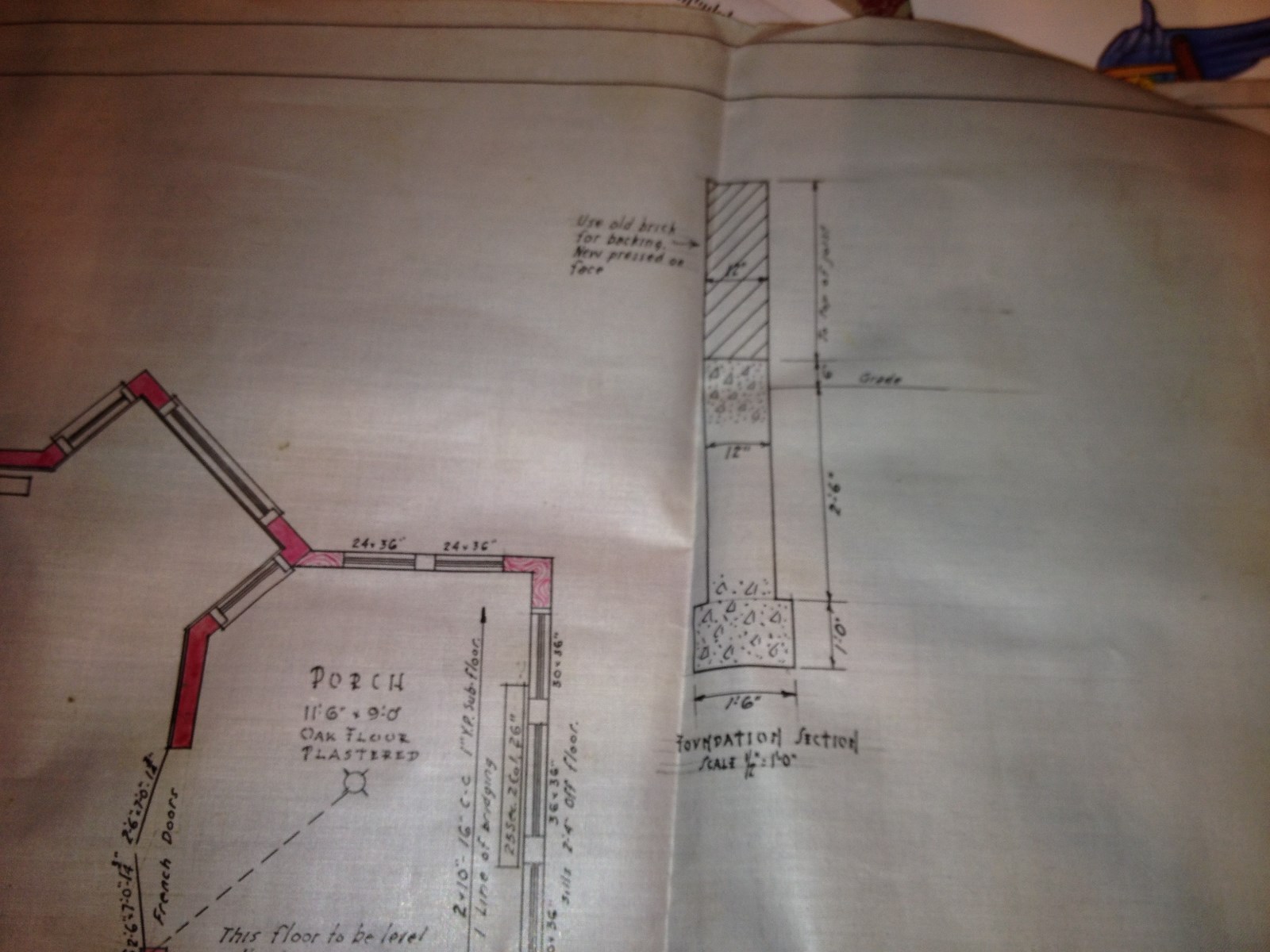 Vintage 1920 ALTERATIONS TO RESIDENCE FLOOR PLANS 1st & 2nd Floors Chicago,IL