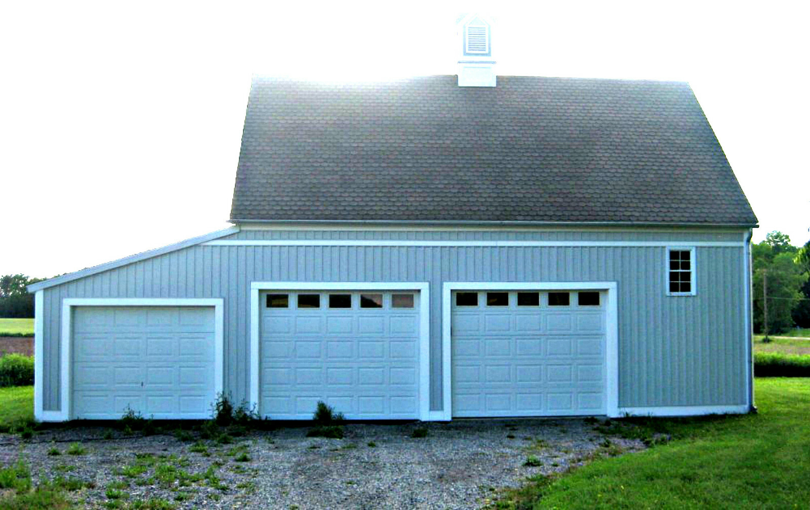 Multi-Purpose Pole Barn Blueprints – Three Sets of Almond Barn Plans (eB 220×3)