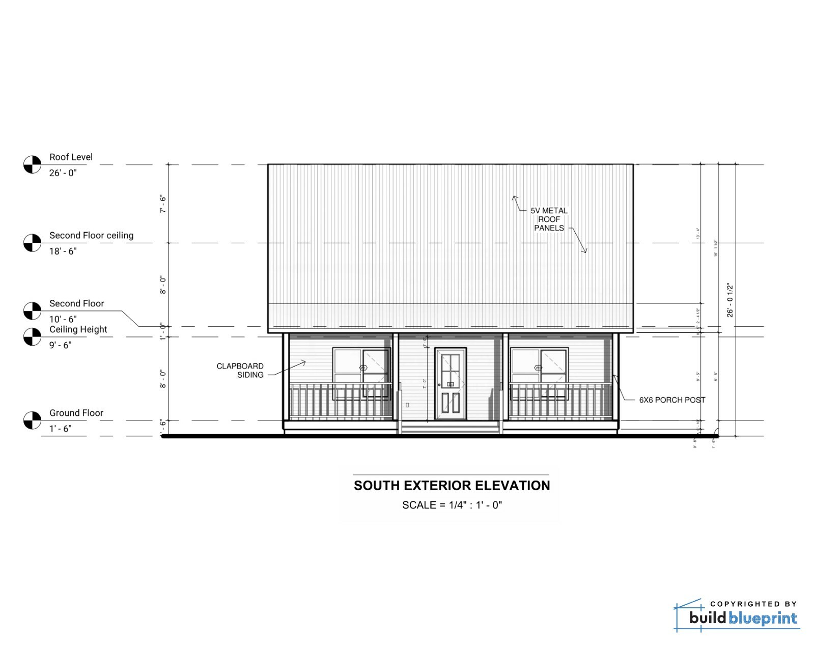 32 x 32 Alpine Cabin w/ Loft Architectural & Construction Plans – PDF Download