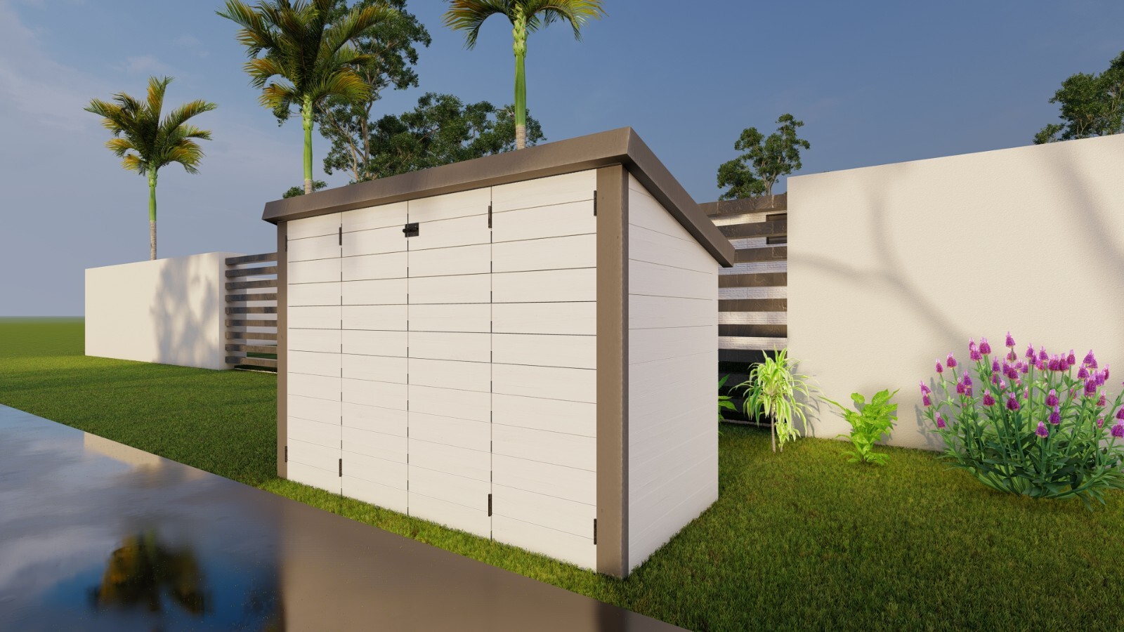 DIY Bike Shed Plans Wood Construction 40”x83” – Complete Materials List