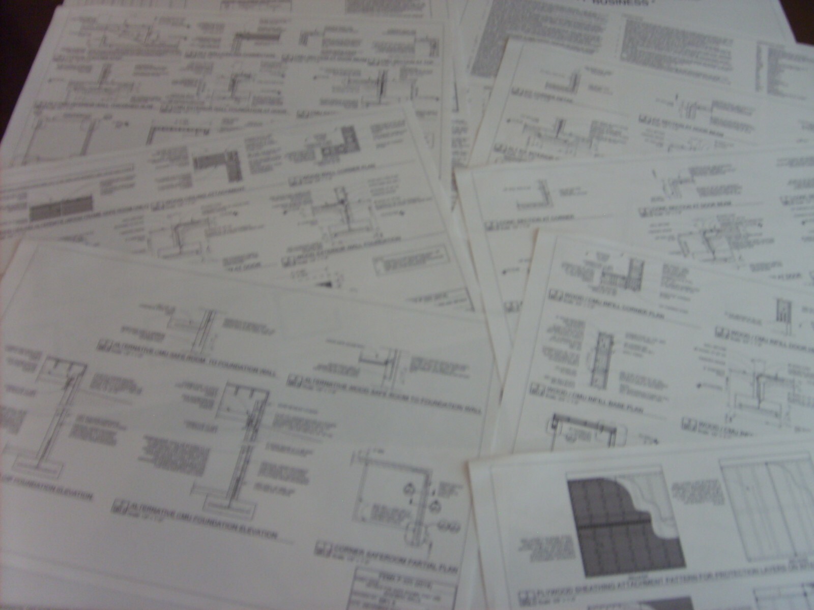 Safe Room, Shelter, Construction Plans, Wood, Concrete and Masonry Designs