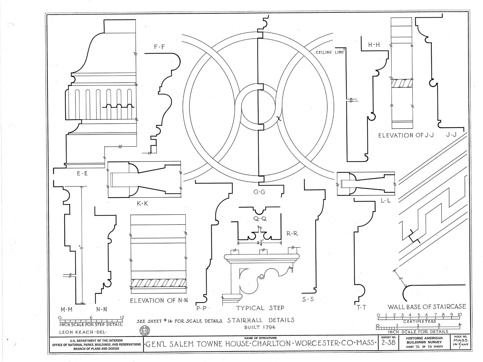 Federal style wood house, Traditional Colonial home, architectural blueprints