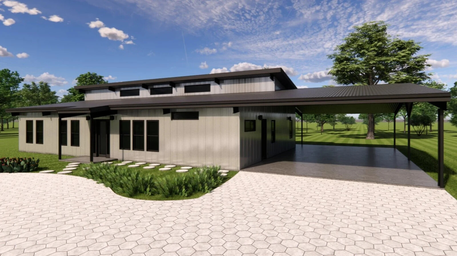 The Pure Pasture Barndominium: 4 Bedrooms / 2.5 Baths 2,626 SF Design Blueprints