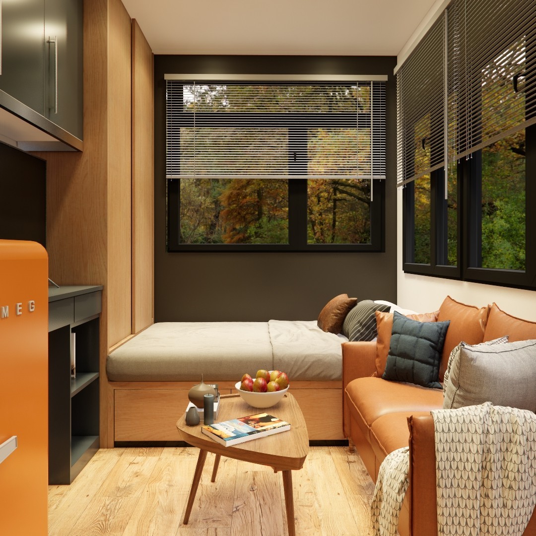 Container house plans – 1 bedroom – 1 bathroom – Digital PDF File