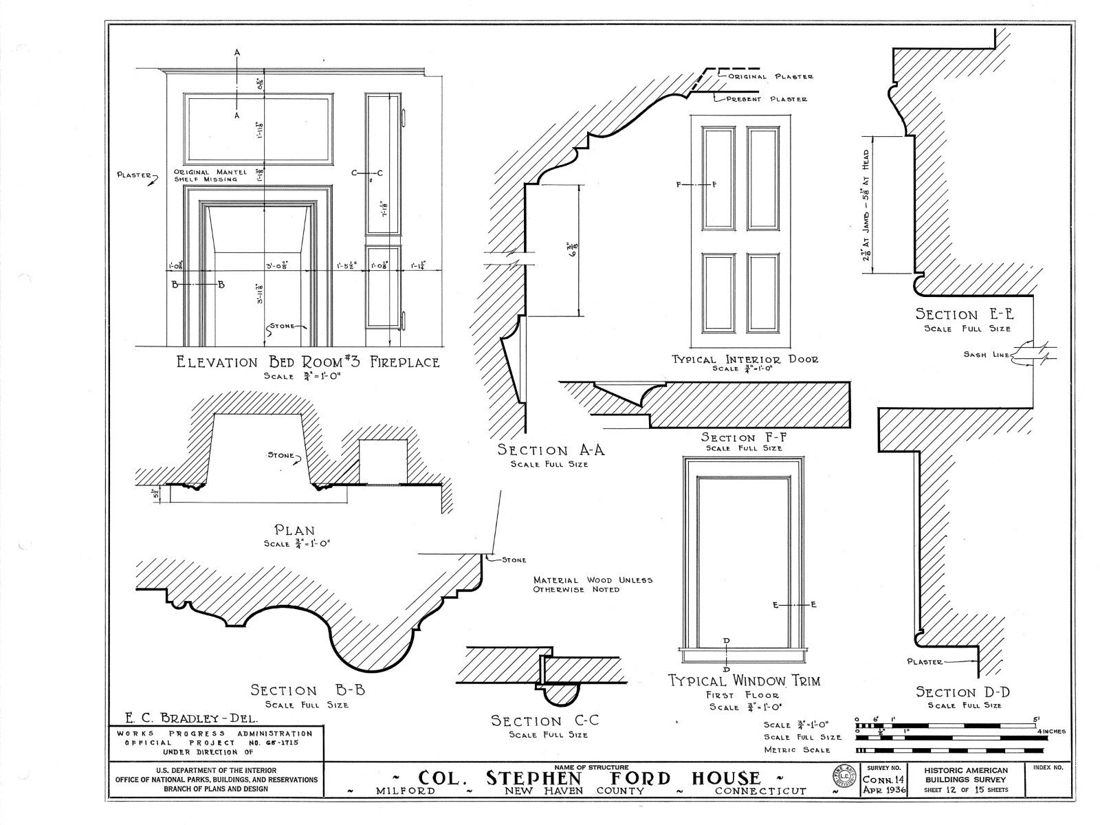 Early Colonial timber framed house, 4 bedrooms, printed architectural plans
