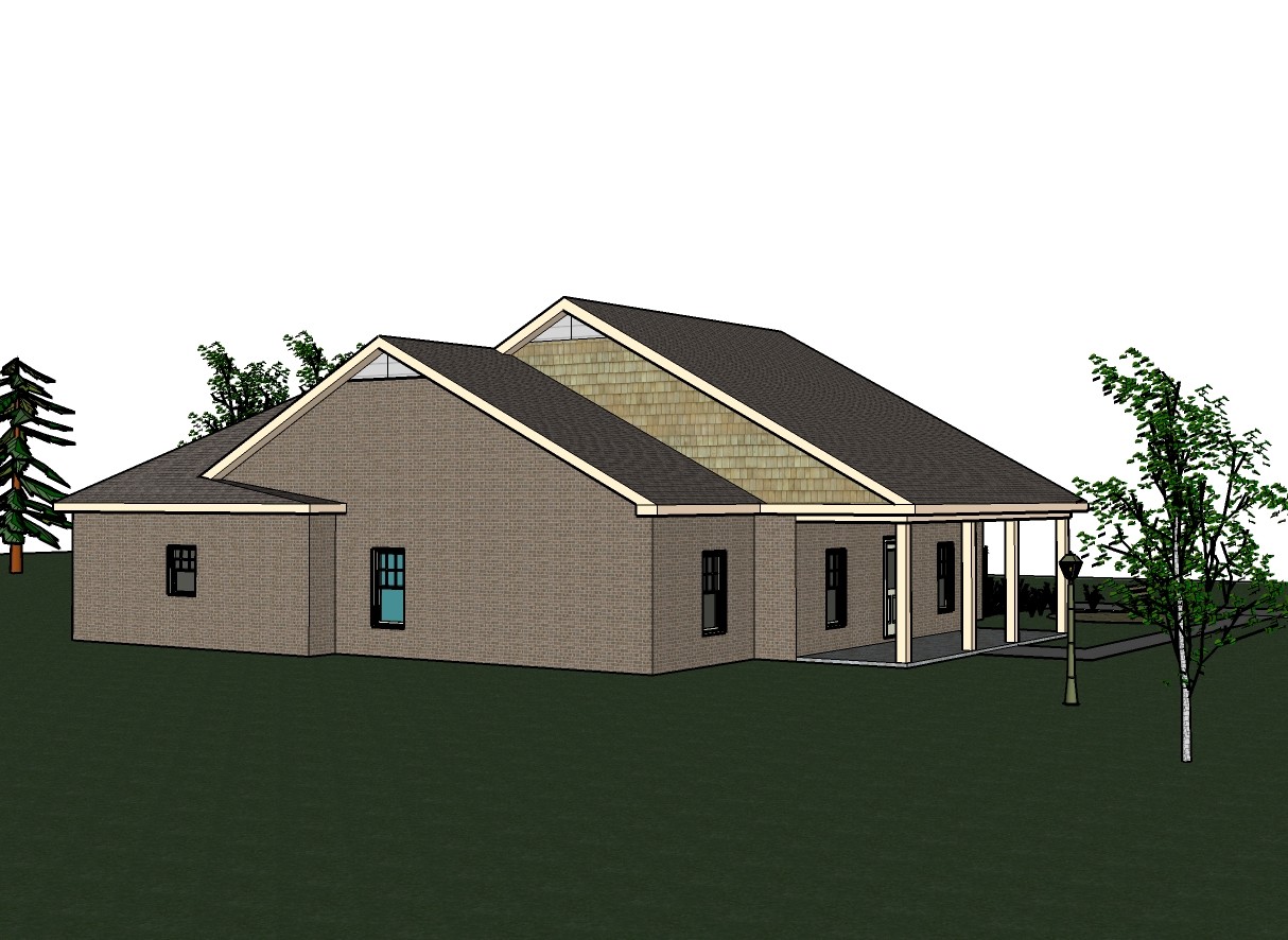 Abbigale 2161G 5 ALL BRICK home, house plan 4 beds, 2.5 baths PDF