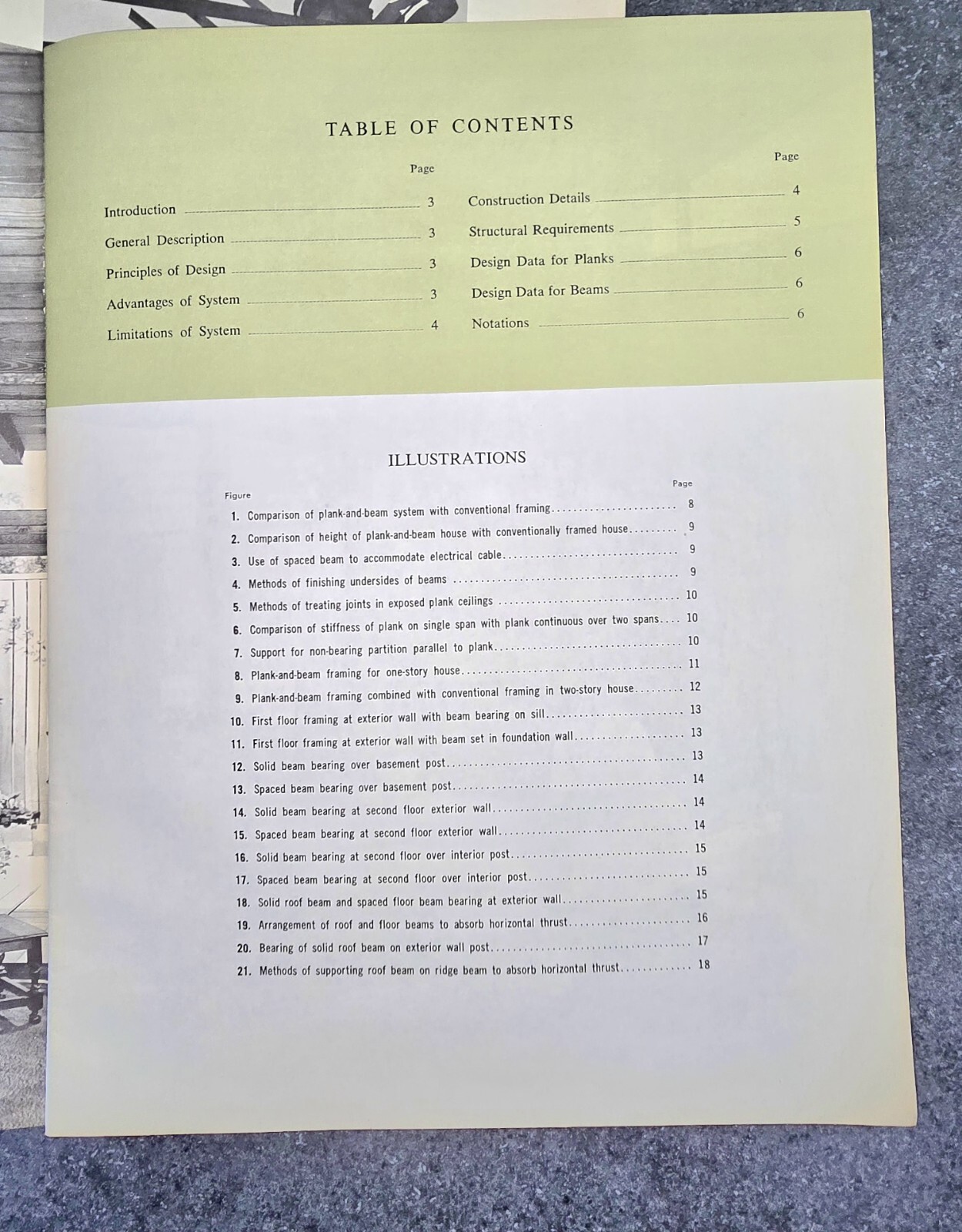 2 Vintage Home Building Plans Retro 1959-61 Home Framing/Plank/Beam Books