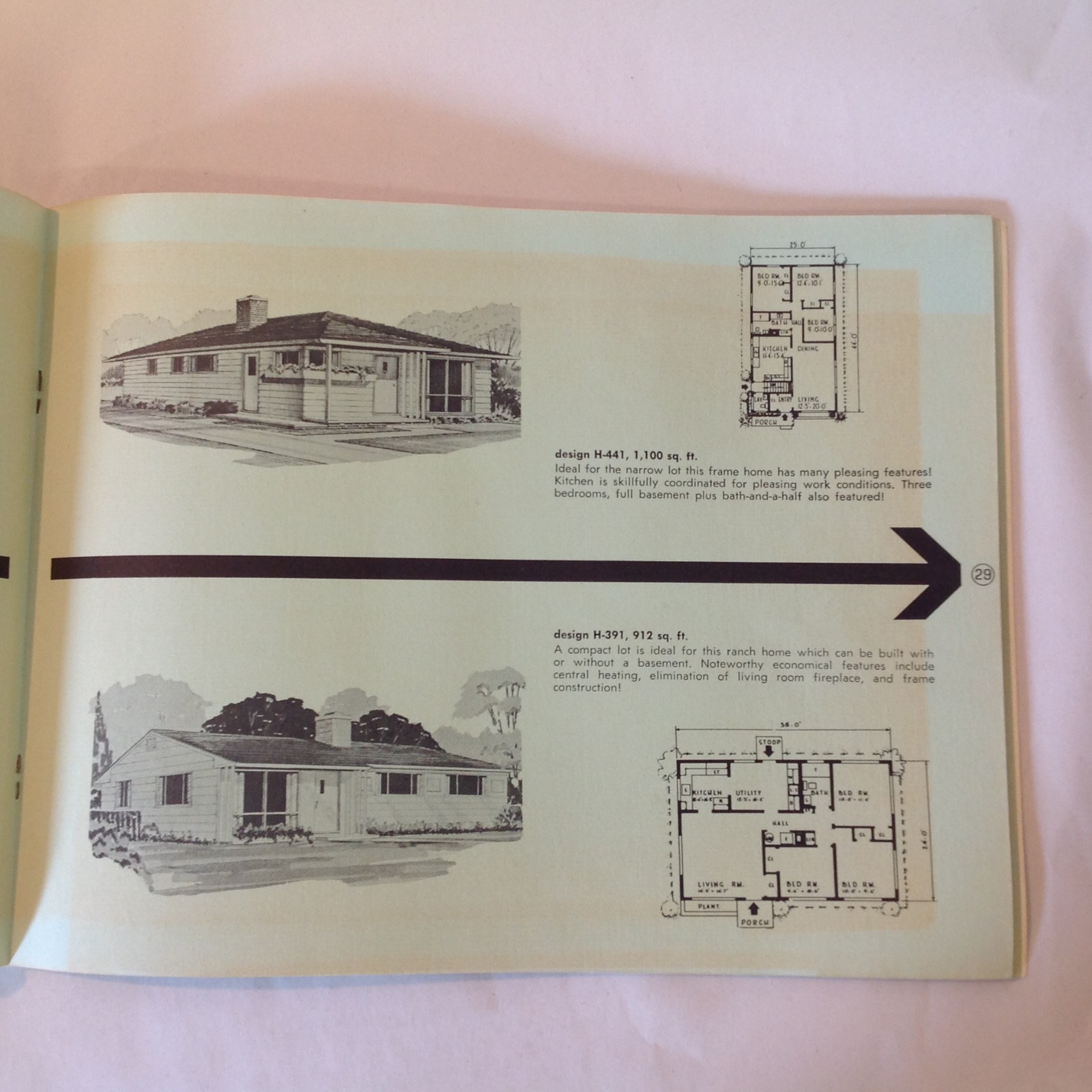 Vintage 1950’s-60’s The Detroit News Parade of Homes 92 Home Designs Booklet MI