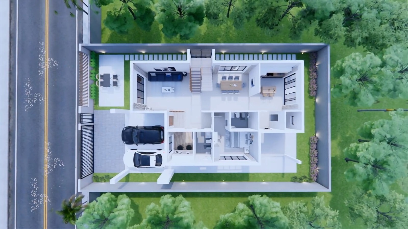 30×49 Feet House Plans 9×15 Meter 5 Beds 7 Baths Terrace Roof PDF (A4 Hard Copy)