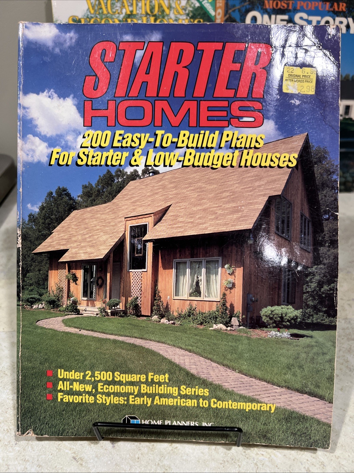 Lot Of 4 Home Building Plans Books