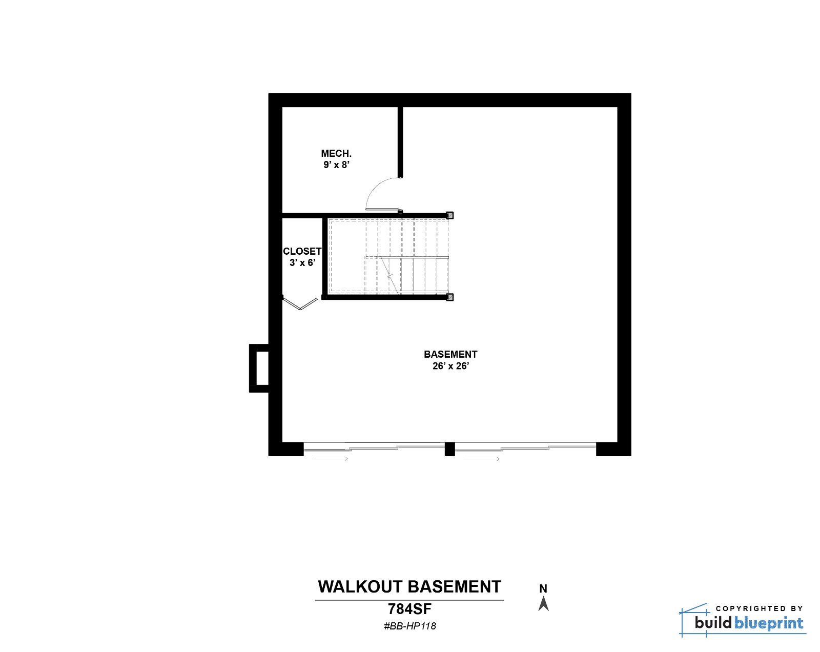 Modern 28′ x 28′ Hilltop Hideout Architectural Plans – PDF Download