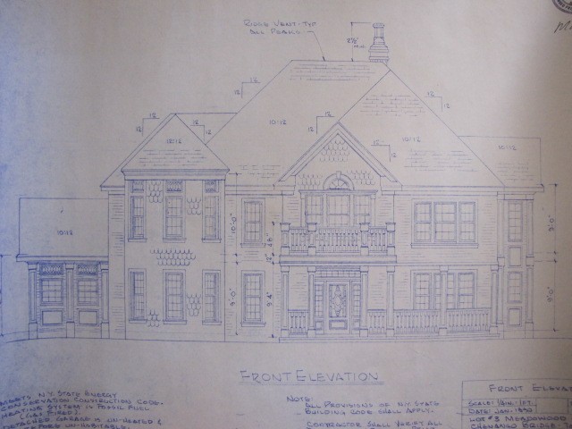 Original 1990 Stately VICTORIAN Style HOME DESIGN PLANS w/ 3 Car Garage & Apt.