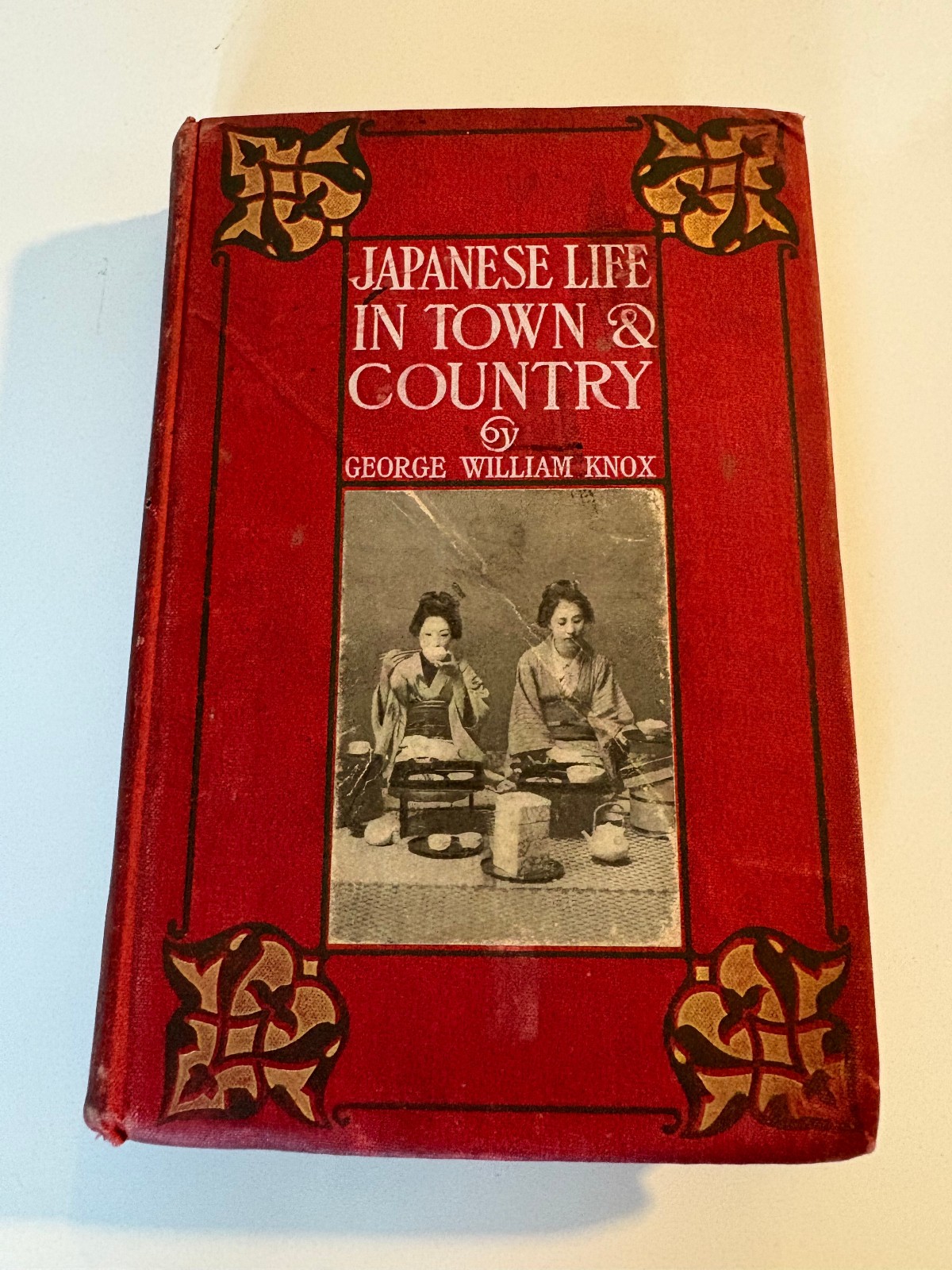 Japanese Blueprint 1930s Era & Book:”Japanese Life in Town & Country” 1904